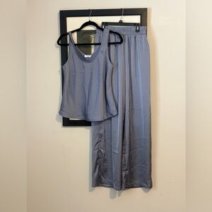 The Workshop Tank Top Wide Leg Pants Set